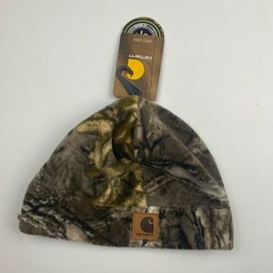 Carhartt Fleece Woodland Camo Beanie Adult